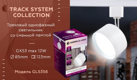 Трековый светильник Ambrella GL GL5356 (220V, круглые)