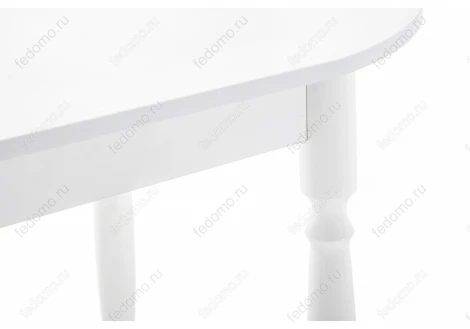 Стол Woodville деревянный Леттере белый 344746