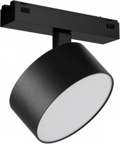 Трековый светильник магнитный 48V iLedex Vision48/25 4825-047-D120-15W-110DG-3000K-BK (круглые)