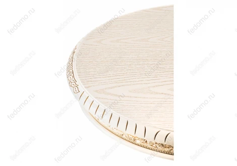 Журнальный столик Woodville Бернард крем с золотой патиной 450831