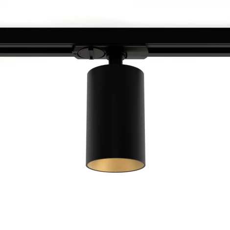 Трековый светильник однофазный 7W 220V Black/Gold RAUMBERG 8150BkGd