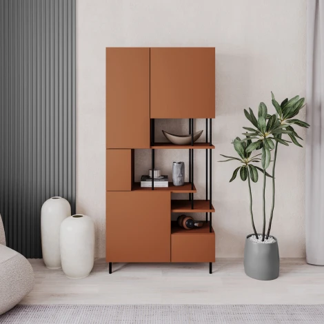 Стеллаж прямой KEY BOOKCASE LEVE  арт.LEV01122