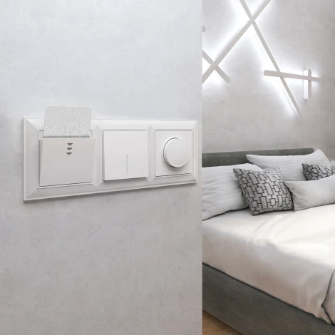 Электронный карточный выключатель (белый) Werkel W1153101 (a051130)