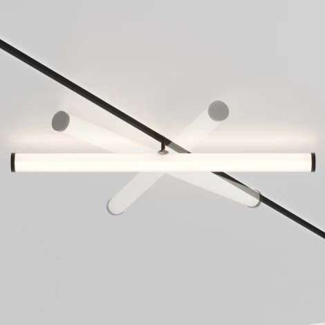 Трековый светильник LARC Exility 4000K 25Вт 360° LED (магнитный) Maytoni Technical TR086-2-25W4K-B (48V)