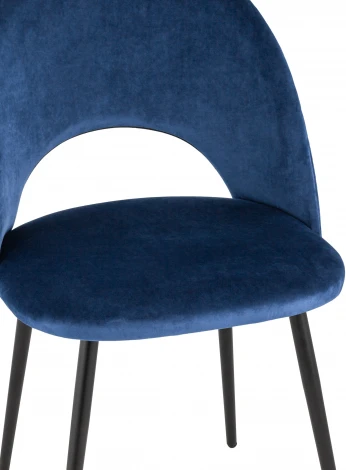 Стул Stool Group Меган NEW велюр с ромбами синий УТ000035476