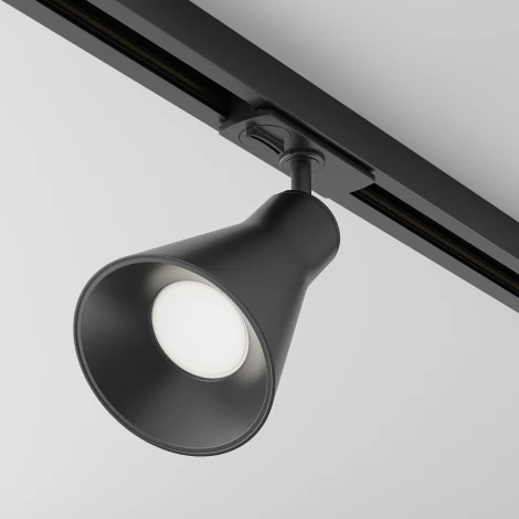 Трековый светильник Virar Unity GU10 10Вт (однофазный) Maytoni Technical TR022-1-GU10-B (220V, круглые)