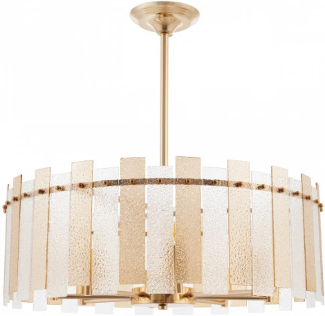 Подвесная люстра хрустальная на штанге Arte Milano Sorrento-2109 372109/8/350/580 GD (220V)