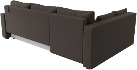 Диван угловой Мансберг левый угол (Коричневый/Рогожка) Лига Диванов арт.121537L