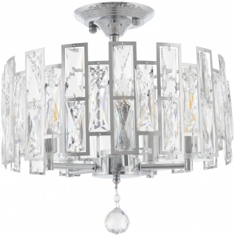 Потолочная люстра хрустальная на штанге Arte Milano Sorrento-4209 374209/5/80/380 CR (220V)