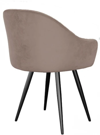 Стул DikLine 439 поворотный, C43 капучино, ножки черные арт.00-00073877