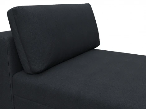 Модуль канапе Лига-060 НПБ (ЛДСП,Брус,Фанера,Замша/Темно-серый) Лига Диванов 129559