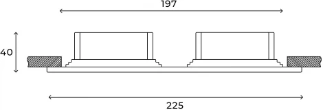 Встраиваемый светильник Hesby Lighting Drammen HSBL_0092 (220V)