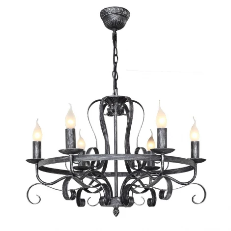 Подвесная люстра F-Promo Palermo 2162-6P (220V, на цепи, подсвечник, свеча)