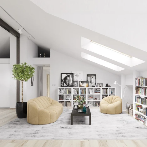 Кресло Dreambag Слайс Бежевое 7223104