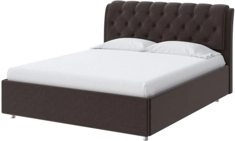 PROxSON Кровать Chester (Ткань: Рогожка Тетра Брауни) 80x200