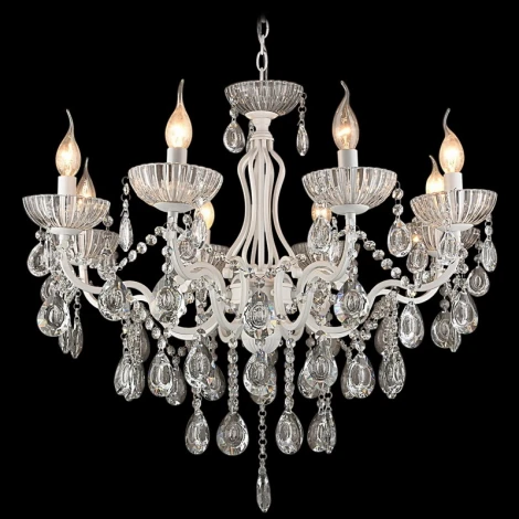 Подвесная люстра Reluce 03528-0.4-08 (220V, на цепи, подсвечник, свеча)