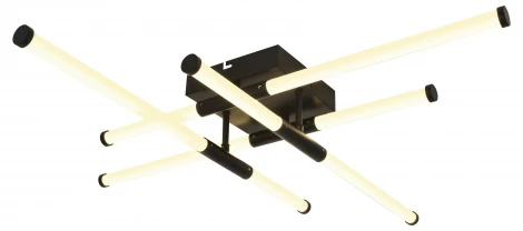 Потолочная люстра на штанге светодиодная с пультом ЭРА Fliss CLL-1-72-RC BK