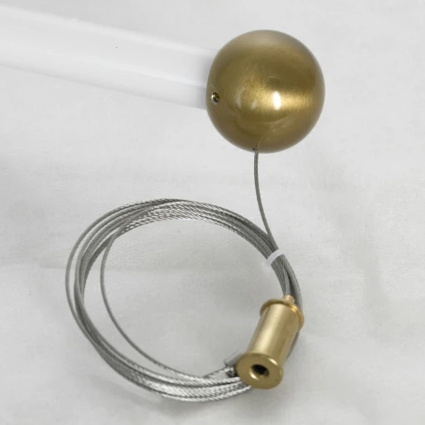 Подвесной светильник Lussole Concord LSP-7021 (LED, 220V, на тросе, шарики, кольцо, IP21)