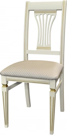 Стул Анри слоновая кость/золото, Атина ваниль от фабрики Mebelik