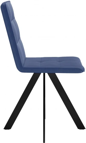 Стул DikLine 230 поворотный B8 BLUE, ножки черные арт.00-00073498