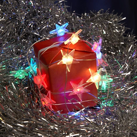 Гирлянда линейная Feron CL571 41646 Звездочки, статичная, 1.8м USB мультиколор