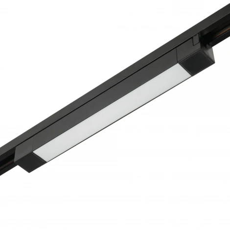 Трековый светодиодный светильник 220V однофазный MyFar Лайнс MT0110-16W3K-B