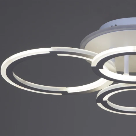 Потолочная люстра светодиодная на штанге с пультом Reluce 09820-3.3-2+2A WH (RGB) (220V)