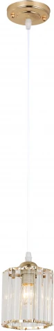 Подвесной светильник Rivoli Angelina 9077-201 (220V, хрусталь, на проводе, круглые)