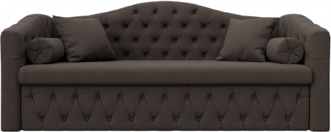 Диван детский прямой Мечта (Коричневый/Рогожка) Лига Диванов арт.122423