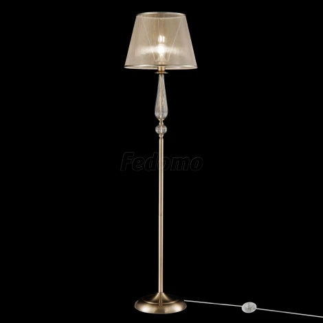 Торшер Freya Inessa FR2685FL-01BZ (220V, выключатель, круглые)