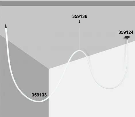 База для встраиваемого монтажа светильников 359128-359133 Novotech Ramo 359124 KONST IP20 15-40W 170-265V