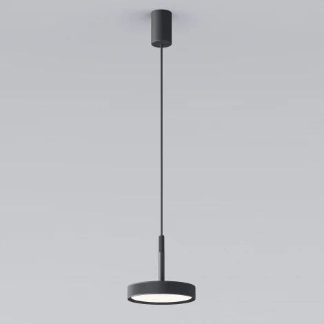 Подвесной светильник Elektrostandard Plate 50260 LED 14W 4000K черный (220V, на проводе)