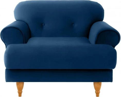 Кресло Italia ОГОГО (арт.339928), (Ткань/Синий)