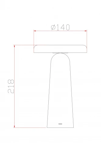 Настольная лампа с аккумулятором светодиодная гриб Freya Mushroom FR6109TL-L4B