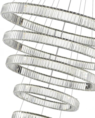 Подвесная люстра ярусная хрустальная ST Luce Tivoli SL1622.113.05 (LED, 220V, на тросе)