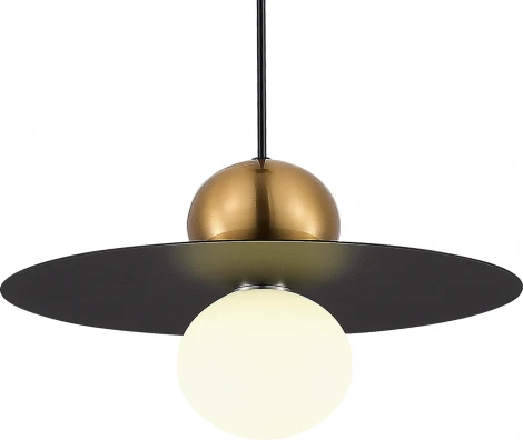Подвесной светильник Evoluce Rizz SLE1257-433-01 Черный/Черный, Бронзовый G9 1*5W 4000K