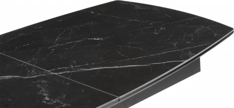Керамический стол Notta Риполь 140(180)х80 черный мрамор shakespeare black / черный арт.612883
