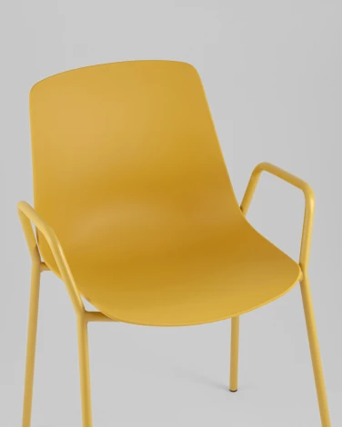 Стул Kaira пластик горчичный Stool Group арт.УТ000039946