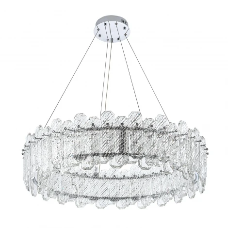 Подвесная люстра светодиодная хрустальная с регулировкой цветовой температуры Modelux MODELUX ML.350.800 CR