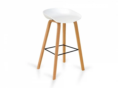 Стул барный Libra ОГОГО 624767 (белый)