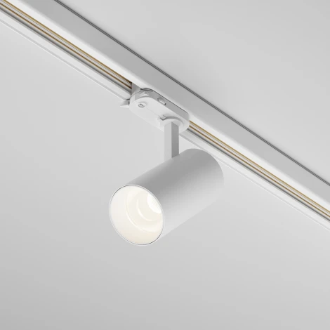 Трековый светильник трехфазный 12W 220V Maytoni Focus Led TR197-3-12WCCT-M-W (круглые)