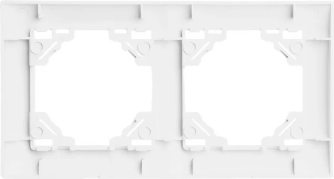 Рамка на 2 поста (белый) Stekker Эрна Элегант 49630