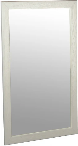 Зеркало навесное Берже 24-105 белый ясень 105 см х 65 см от фабрики Mebelik