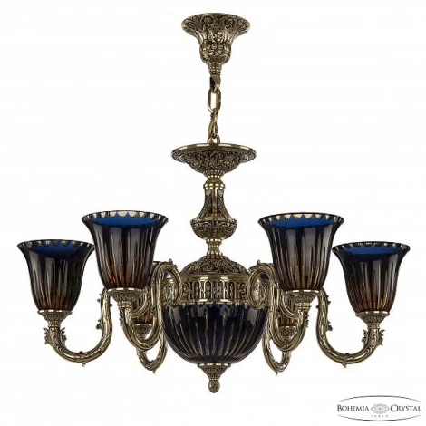 Подвесная люстра Bohemia 7120 71203P/6+2/175 GB P2 U Amber/Blue H/1K