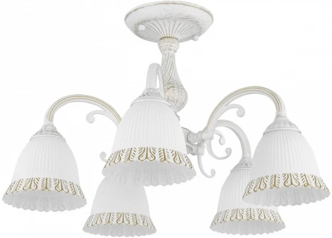Потолочная люстра на штанге Arte Milano AM347410 347410/5 WT+G (220V)