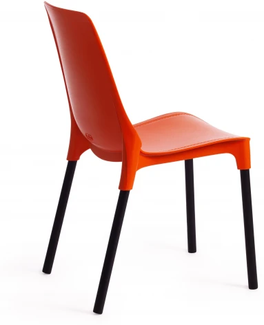 Стул GENIUS (mod 75) / 2 шт. в упаковке Tetchair (Металл,Пластик/Черный) арт.24500