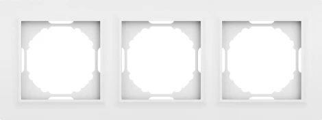 Рамка 3-я, Wave матовый белый Donel A07 DEW21333