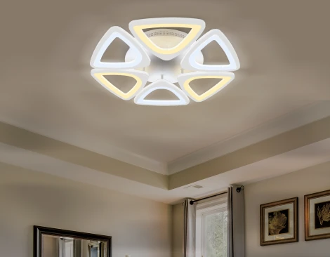 Потолочная люстра Ambrella Acrylica FA4494 (регулировка яркости, LED, 220V, пульт управления)