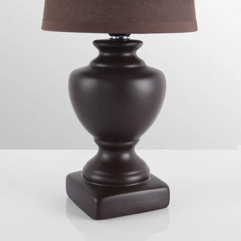 Настольная лампа Lumion Bianka 8162/1T черный, керамика/текстиль E14 1*40W 220V (выключатель)