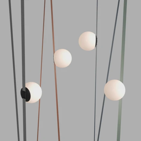 Трековый светильник 48V Denkirs Belty Orb DK5550-BK (LED, шар)